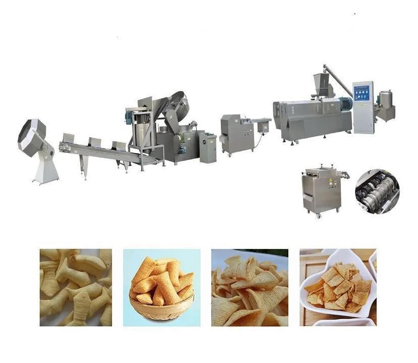 Mesin Pembuat Makanan Ringan Penggorengan Pelet 3D Sekrup Tunggal Baja Tahan Karat