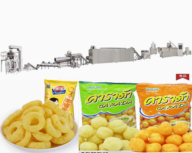 3D Type Snack Extruder Machine Processing Line Dengan Sertifikasi CE