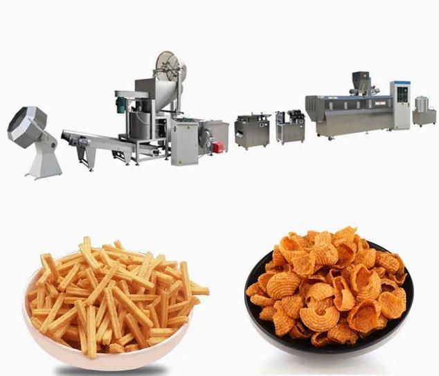 Single Screw Extruder Untuk Pasta Macaroni, Pasta Extruding dan Roaster Machine