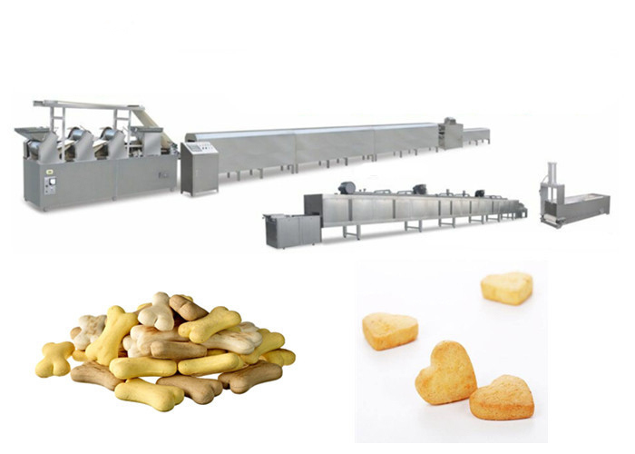 Mesin Pembuat Makanan Anjing 1000kg/8jam Kecepatan Tinggi Untuk Pembuatan Biskuit Hewan Peliharaan