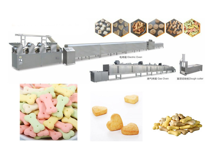 DR -280 Mesin Pembuat Biskuit Anjing Berwarna Stainless Steel Dengan Kinerja Yang Stabil