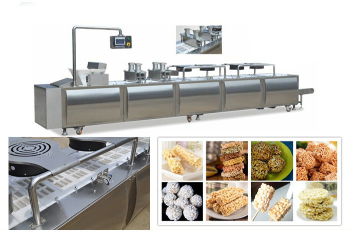 Otomatis Bar Forming Machine stainless steel Untuk kompresi sereal sarapan