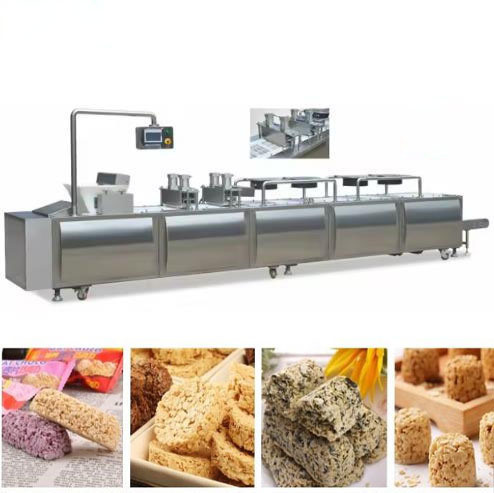 Rempeyek Cereal Bar Pembentukan Dan Cutting Machine Dikendalikan oleh Siemens PLC