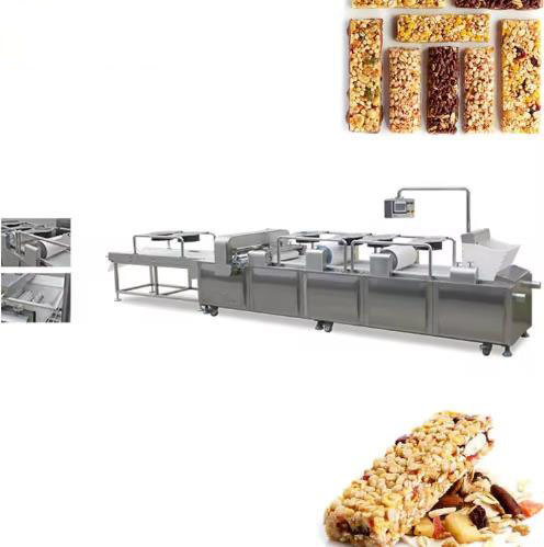 Jalur Produksi Bar Lereal Otomatis untuk Bar Energi dengan Bahan SS304 dan Standar CE