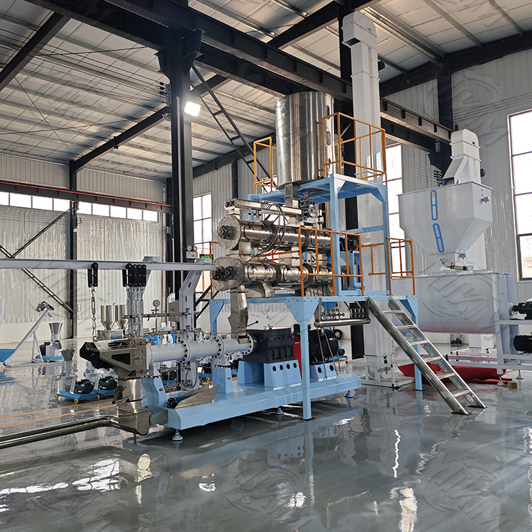 Durable Dry Pet Food Processing Extruder Makanan Anjing Untuk Garansi Tiga Tahun