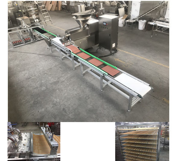 Penuh Otomatis Max 100% Daging Pet Dendeng Makanan Ringan Membuat Mesin Dingin Diekstrusi