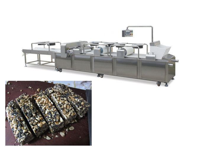 Kacang Bar Memotong Sereal Bar Membuat Mesin Energi Garis Nutrisi Pengolahan Bar