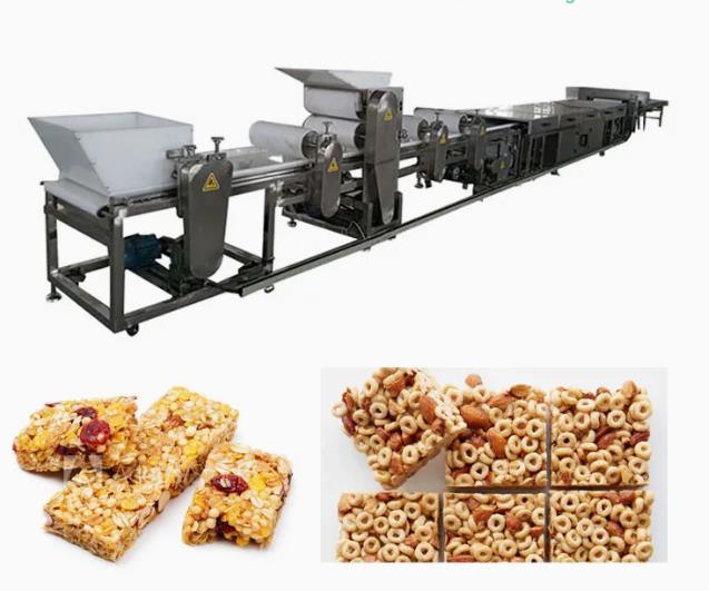Food Grade 150mm 80pcs / Min Granola Bar Membuat Mesin