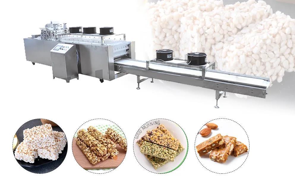 Quinoa, Muesli Bar Cutting Machine Untuk Jalur Produksi Sereal Bar Muesli