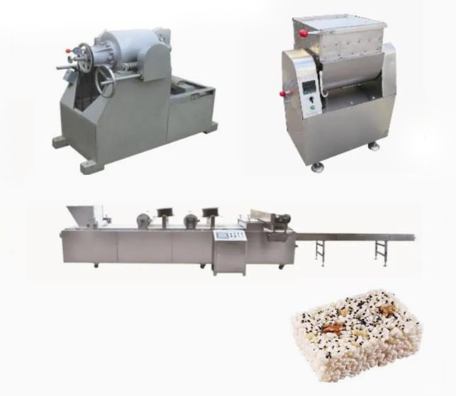 Continuous dan Automatic Candy Bar / Mesin Pembuatan Bar Sereal 380V 50Hz