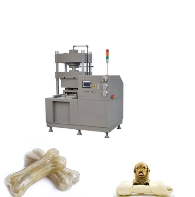 Mesin Makanan Hewan Peliharaan Tulang Pengunyah Hewan Peliharaan Dengan Bahan Kulit Sapi, Kulit Babi Atau Kulit Domba