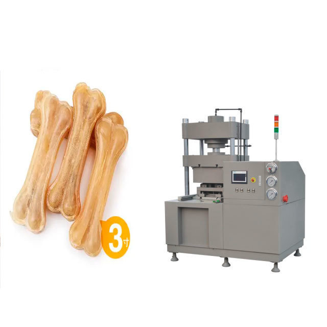 Kulit Sapi Anjing Mengunyah Mesin Pembuat Tulang Anjing Menekan Tulang Kulit Mentah