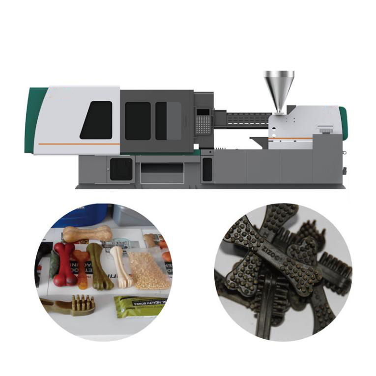 Kue Anjing Otomatis Injection Moulding Pet Chews Machine / mesin makanan anjing gila