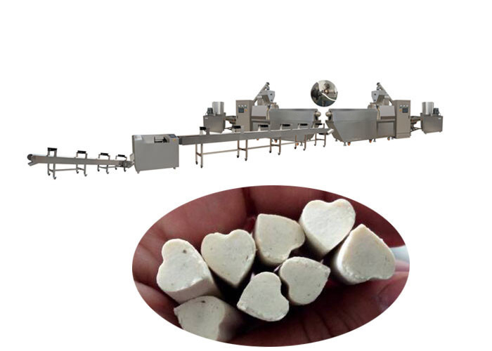 Perawatan Gigi Produksi Makanan Hewan Anjing Treats / Dog Chewing Gum Pet Snacks Processing
