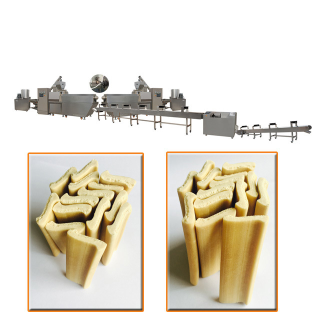 Dog Chewing Treats Snack Extruder Machine, Lini Produksi Makanan Hewan Peliharaan