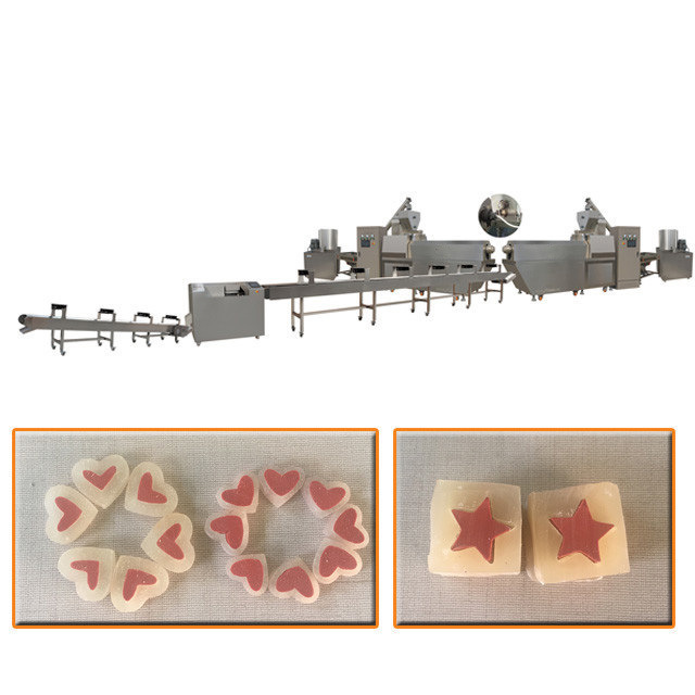 SUS304 Bahan Makanan Kue Anjing / Pet Memperlakukan Makanan Anjing Mesin Extruder dengan Motor WEG