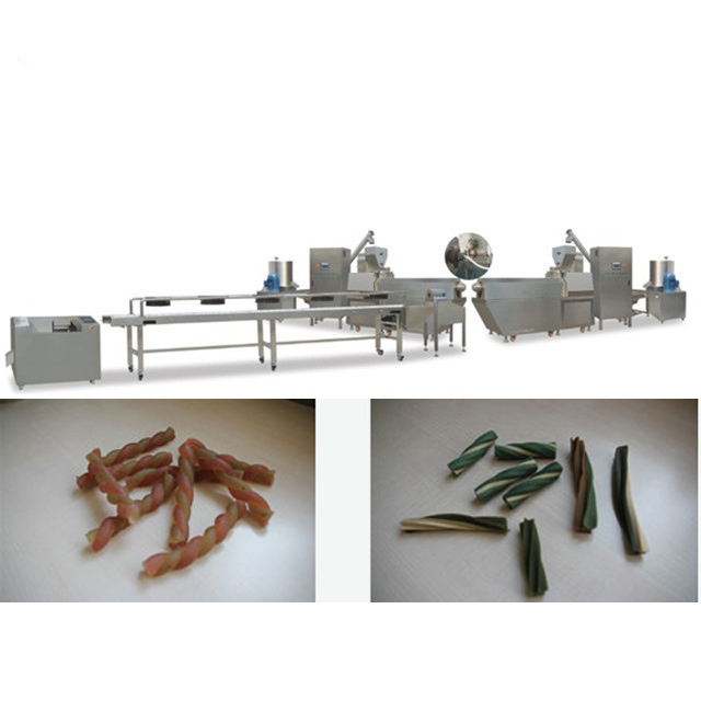 Sekrup tunggal Dog Food Extruder dog pet chews Customizable Voltage