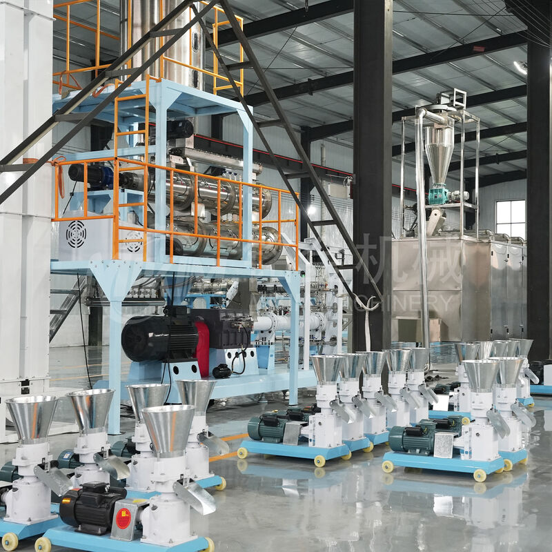 MIKIM Fish Floating Feed Pellets Machine Line Customized Catfish Carp 200kg Fish Feed Extruding Line